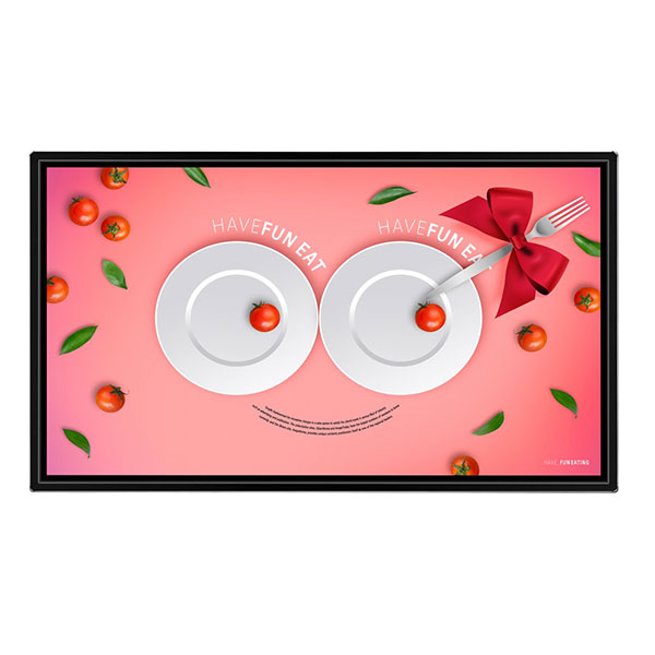 電容壁掛式廣告機