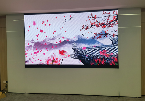 深圳深業泰然立城室內全彩P1.86 LED大屏