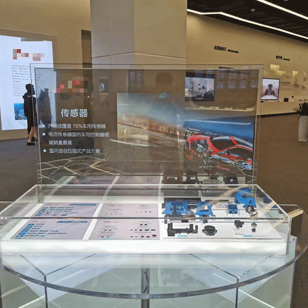 OLED高清雙面透明屏 OLED透明屏 自發(fā)光商用觸摸廣告顯示屏 柔性屏 方案定制